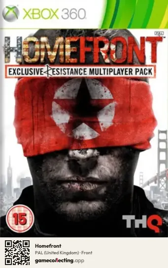 Homefront Xbox 360, United Kingdom box front