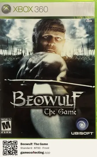 Beowulf: The Game Xbox 360, NTSC box front