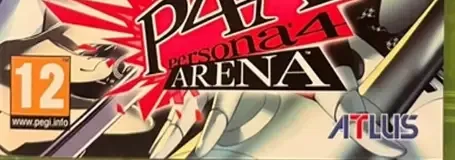 Persona 4 Arena, the PEGI square on its front