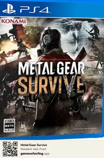 Metal Gear Survive PlayStation 4, Asia box front