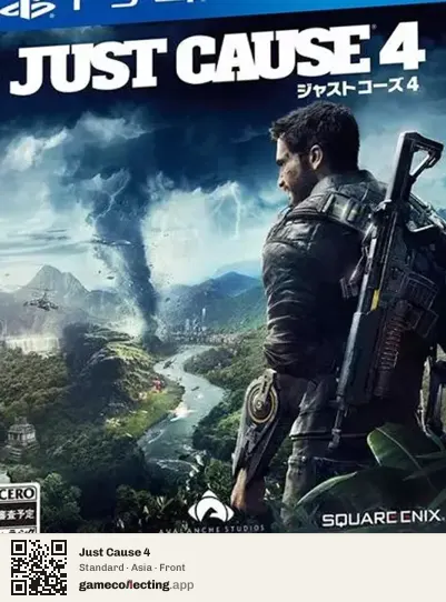 Just Cause 4 PlayStation 4, Asia box front