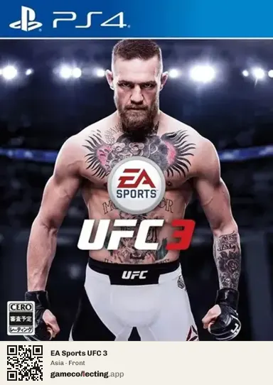 EA Sports UFC 3 PlayStation 4, Asia box front