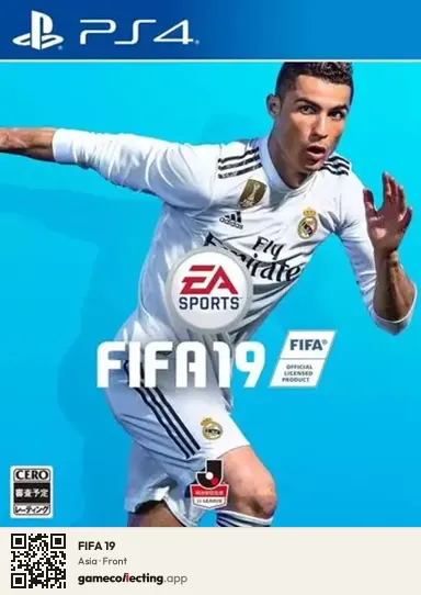 FIFA 19 PlayStation 4, Asia box front