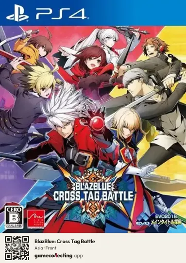 BlazBlue: Cross Tag Battle PlayStation 4, Asia box front