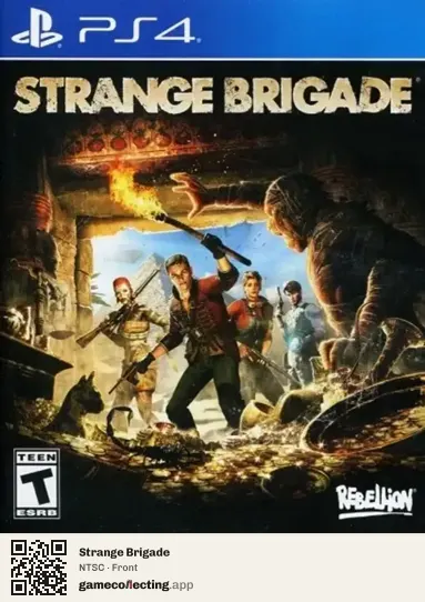 Strange Brigade PlayStation 4, NTSC box front