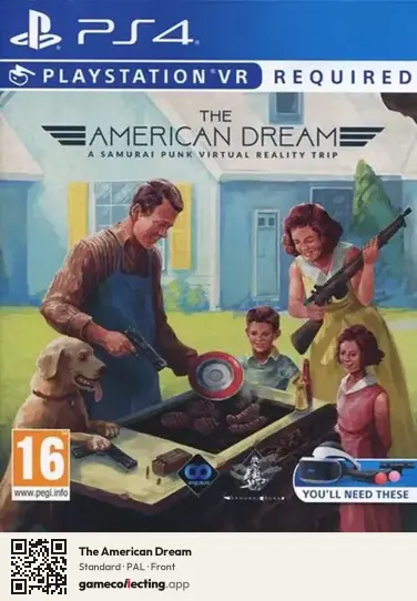 The American Dream PlayStation 4, PAL box front