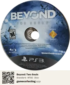 Beyond: Two Souls PlayStation 3, NTSC disc