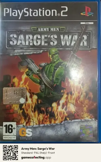 Army Men: Sarge's War PlayStation 2, Italy box front
