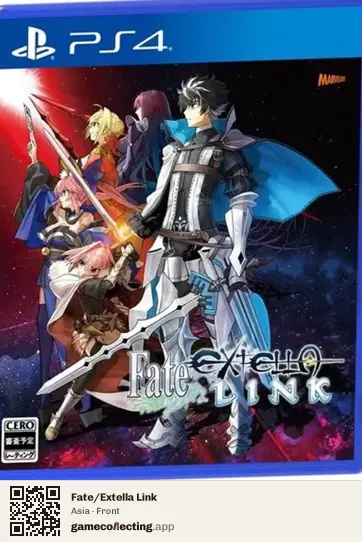 Fate/Extella Link PlayStation 4, Asia box front