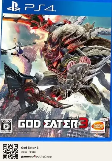 God Eater 3 PlayStation 4, Asia box front