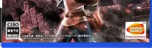 Black Clover: Quartet Knights, the CERO letter on its front