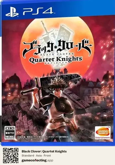 Black Clover: Quartet Knights PlayStation 4, Asia box front