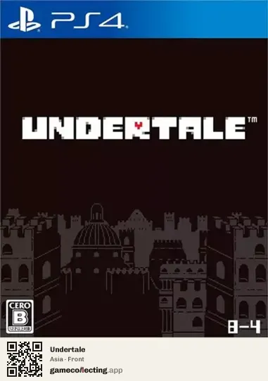 Undertale PlayStation 4, Asia box front