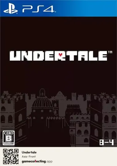 Undertale PlayStation 4, Asia box front