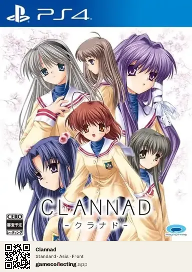 Clannad PlayStation 4, Asia box front