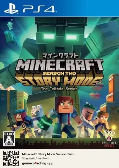 Minecraft: Story Mode Season Two PlayStation 4, Asia box front