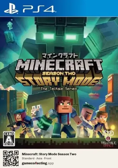 Minecraft: Story Mode Season Two PlayStation 4, Asia box front