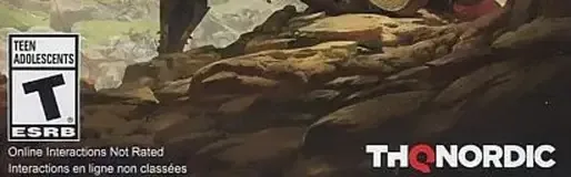 Titan Quest, the ESRB box on its front