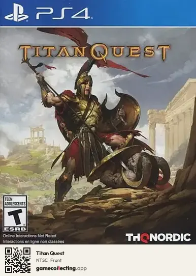 Titan Quest PlayStation 4, NTSC box front
