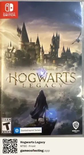 Hogwarts Legacy Nintendo Switch, NTSC box front