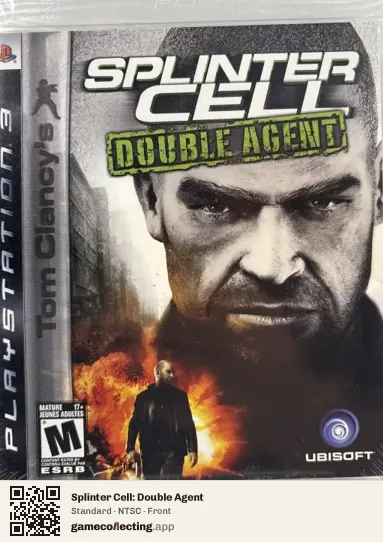Splinter Cell: Double Agent PlayStation 3, NTSC box front
