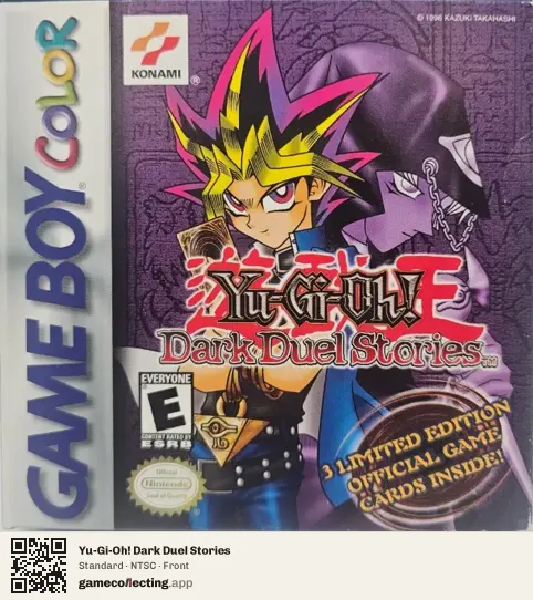 Yu-Gi-Oh! Dark Duel Stories Game Boy Color, NTSC box front