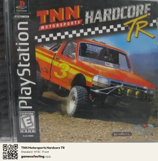 TNN Motorsports Hardcore TR PlayStation, NTSC box front