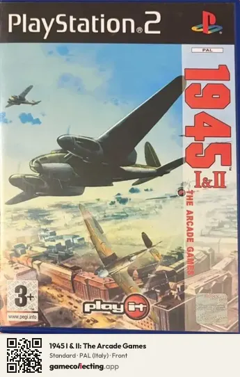 1945 I & II: The Arcade Games PlayStation 2, Italy box front