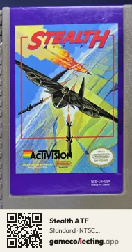 Stealth ATF Nintendo Entertainment System, NTSC cartridge label