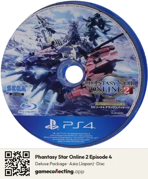 Phantasy Star Online 2 Episode 4 PlayStation 4, Asia disc