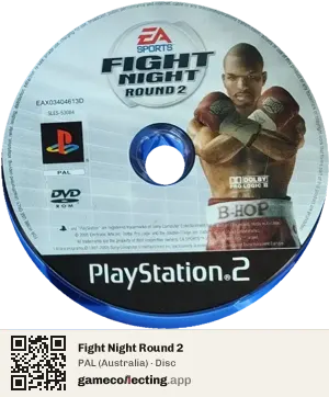 Fight Night Round 2 PlayStation 2, PAL disc