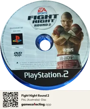 Fight Night Round 2 PlayStation 2, PAL disc
