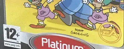 The Simpsons Game, the PEGI square on its front