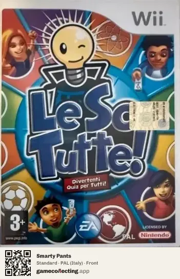 Smarty Pants Nintendo Wii, Italy box front
