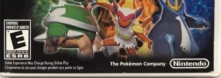 Pokémon Battle Revolution, the ESRB box on its front
