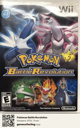 Pokémon Battle Revolution Nintendo Wii, NTSC box front