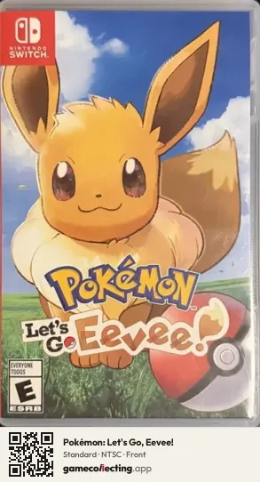 Pokémon: Let's Go, Eevee! Nintendo Switch, NTSC box front