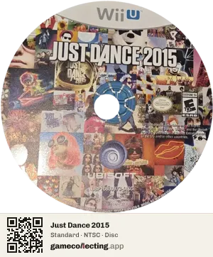 Just Dance 2015 Nintendo Wii U, NTSC disc