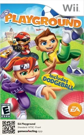 EA Playground Nintendo Wii, NTSC box front