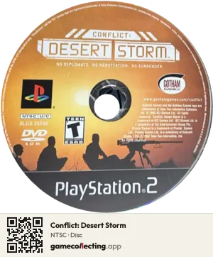 Conflict: Desert Storm PlayStation 2, NTSC disc