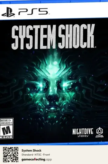 System Shock PlayStation 5, NTSC box front