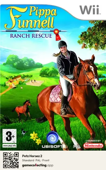 Petz Horsez 2 Nintendo Wii, PAL box front