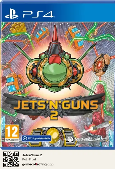 Jets'n'Guns 2 PlayStation 4, PAL box front
