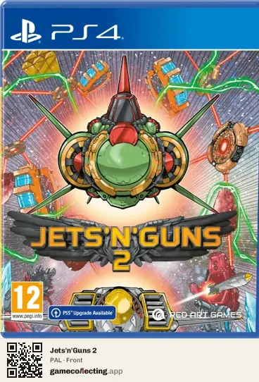 Jets'n'Guns 2 PlayStation 4, PAL box front