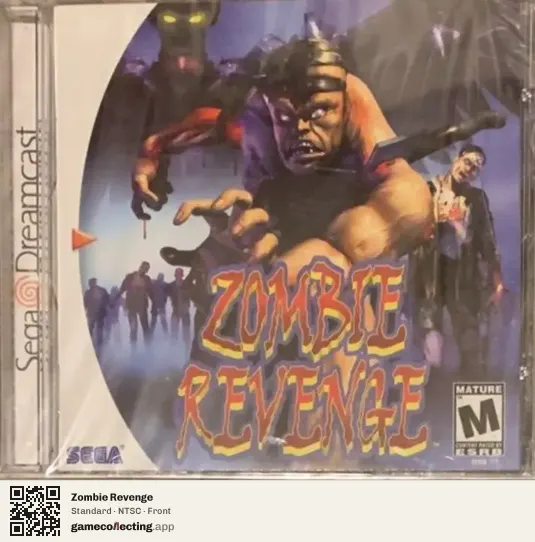 Zombie Revenge Sega Dreamcast, NTSC box front