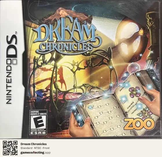 Dream Chronicles Nintendo DS, NTSC box front