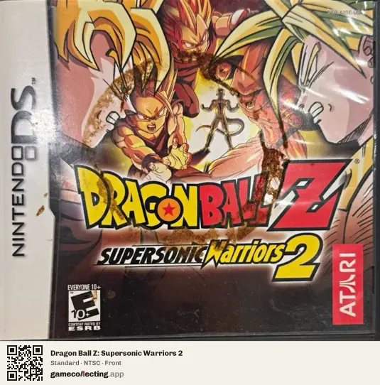 Dragon Ball Z: Supersonic Warriors 2 Nintendo DS, NTSC box front