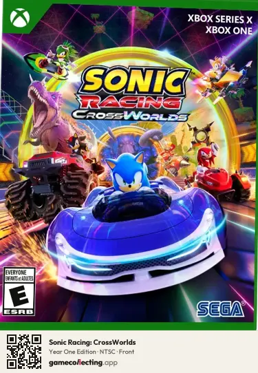 Sonic Racing: CrossWorlds Xbox Series X, NTSC box front