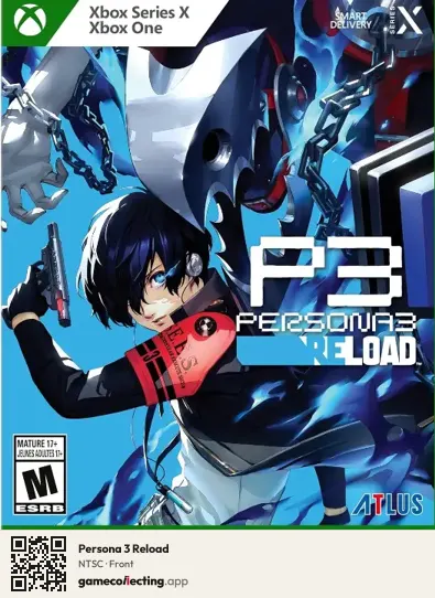 Persona 3 Reload Xbox Series X, NTSC box front