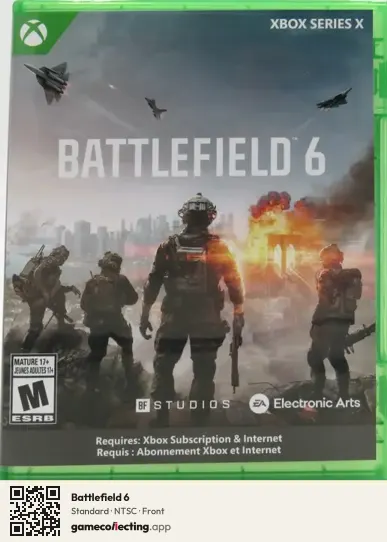 Battlefield 6 Xbox Series X, NTSC box front